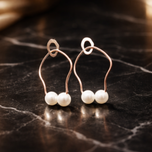 minimal pearl drop earrings for women lightweight elegant daily wear jewellery Tavielle